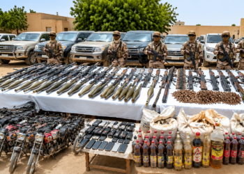 Tchad : 74 armes saisies et 30 personnes interpellées lors d’une vaste opération de sécurité à Abéché