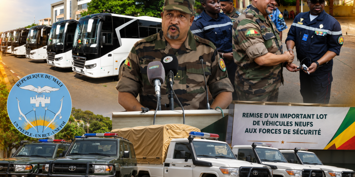 Mali : le ministère de la Sécurité remet un important lot de véhicules neufs aux forces de sécurité