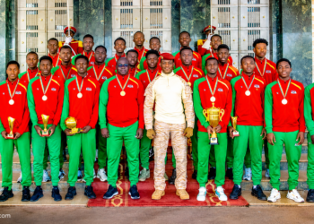 Étalons U20 du Burkina Faso reçus par le Président Ibrahim Traoré après leur sacre à l’UFOA-B