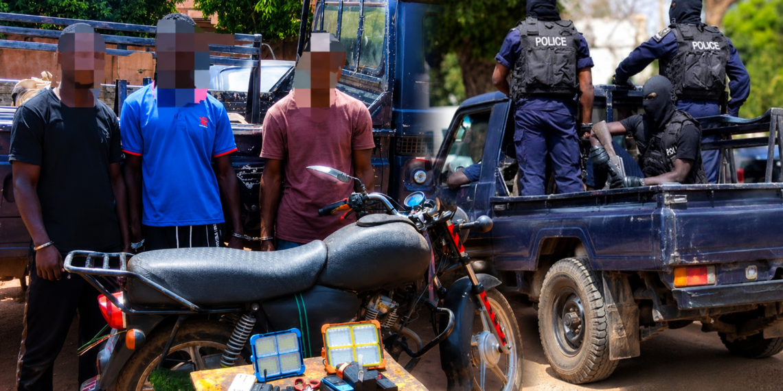 Police à Boulkassobougou lors d’une opération de sécurité