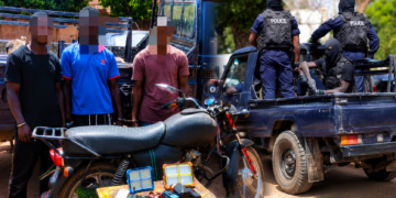 Police à Boulkassobougou lors d’une opération de sécurité