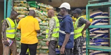 100 tonnes de riz découvertes lors d’un contrôle commercial à Ouagadougou