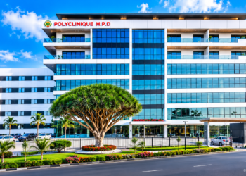 Hôpital high-tech au Sénégal avec une infrastructure médicale moderne à Dakar