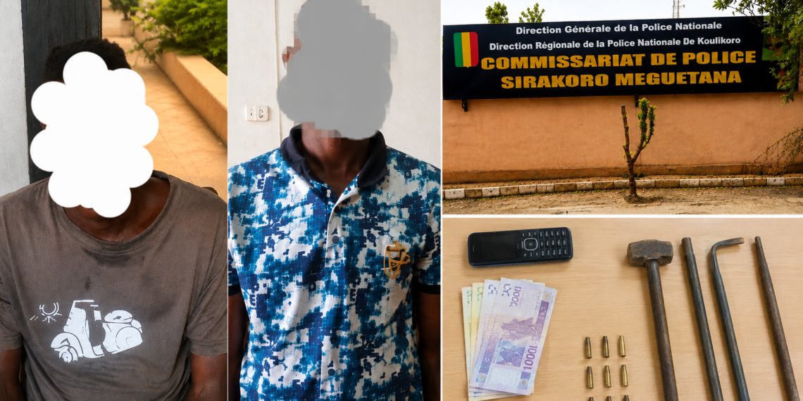 Police de Sirakoro-Méguétana : deux suspects interpellés après un cambriolage