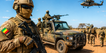FAMa lors d’une opération de surveillance et de sécurisation au Mali