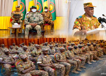 82 militaires maliens libérés reçus par Assimi Goïta à Koulouba