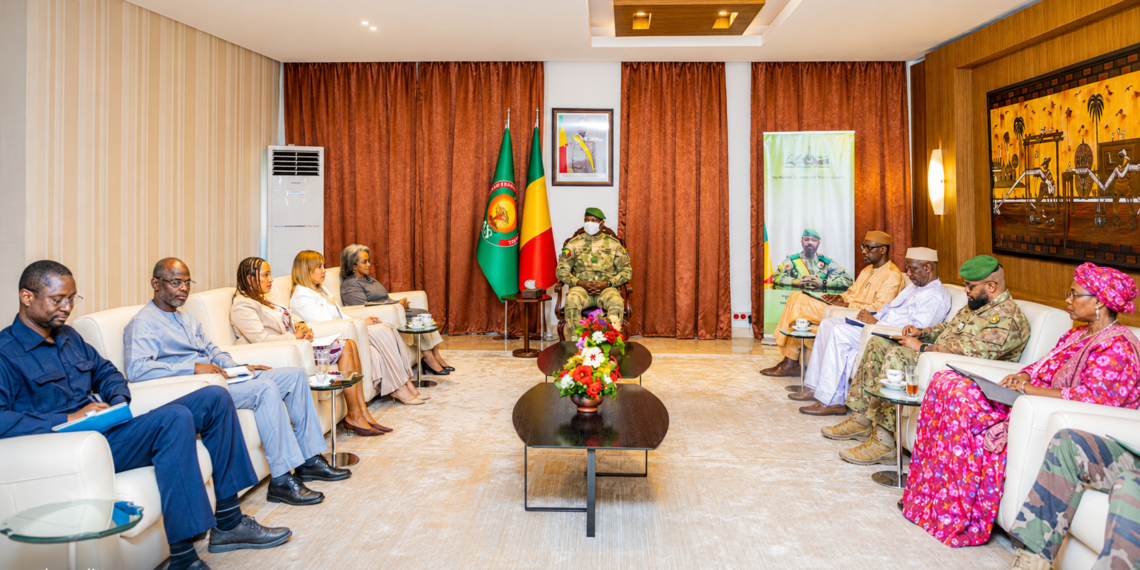 UNOWAS : Assimi Goïta lors d’une rencontre diplomatique sur la sécurité au Sahel