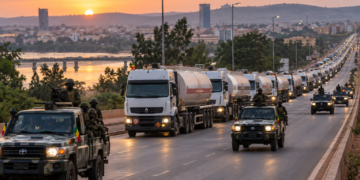 Mali : 980 camions-citernes sont entrés dans la capitale sous escorte des FAMa. Découvrez ce nouveau record d’approvisionnement en hydrocarbures.