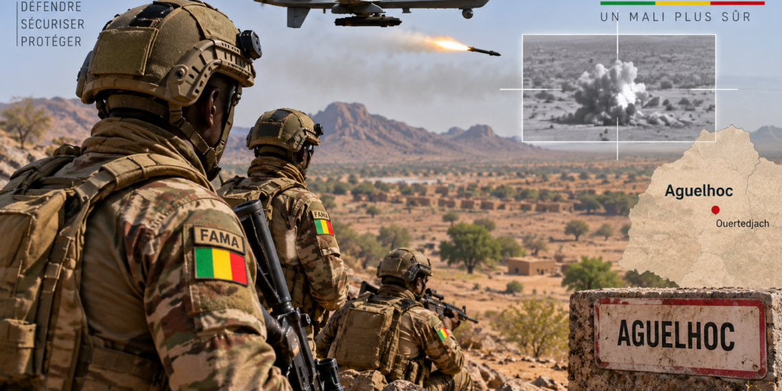 Les FAMa ont frappé des positions de groupes armés à l’est d’Aguelhoc dans le cadre de l’opération Dougoukoloko. Découvrez les détails de l’opération.