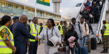 Ghana : près de 1 900 ressortissants ont été rapatriés d’Afrique du Sud après les violences xénophobes. Découvrez le bilan et les mesures d’aide.