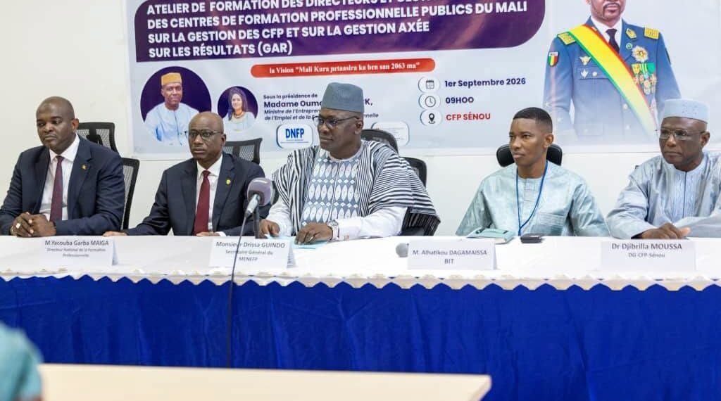 Le Mali renforce la gestion de ses centres de formation professionnelle avec un atelier de cinq jours axé sur les résultats et l’emploi. Découvrez les enjeux.