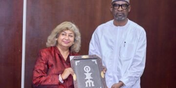 Coopérations Mali-USA : Le Ministre Abdoulaye Diop offre un déjeuner d’adieu à l’Ambassadeur Rachna Korhonen​