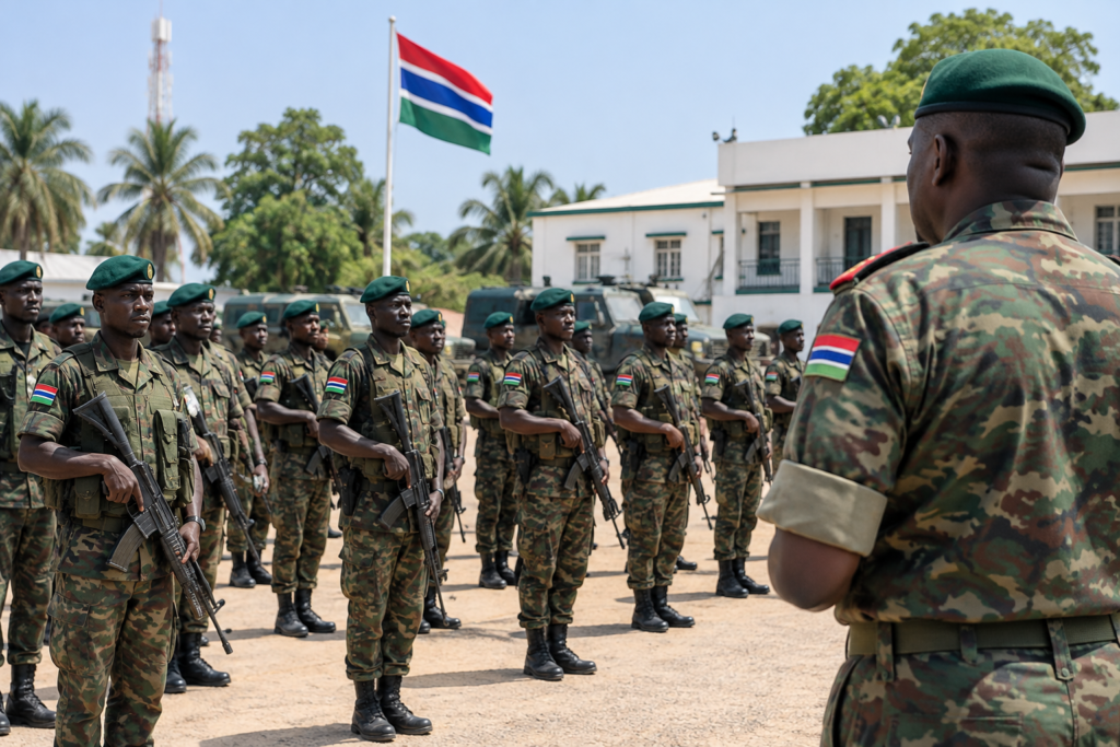 Gambie : le général Ousman Gomez appelle l’armée à rester neutre avant la présidentielle de décembre 2026. Découvrez les consignes.