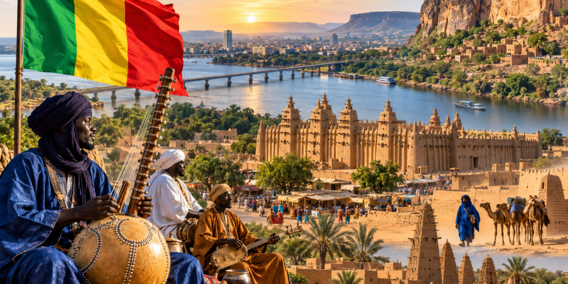 Découvrez le Mali, sa grande histoire, ses 19 régions, Tombouctou, Bamako, ses artistes, ses présidents, sa culture et ses trésors.