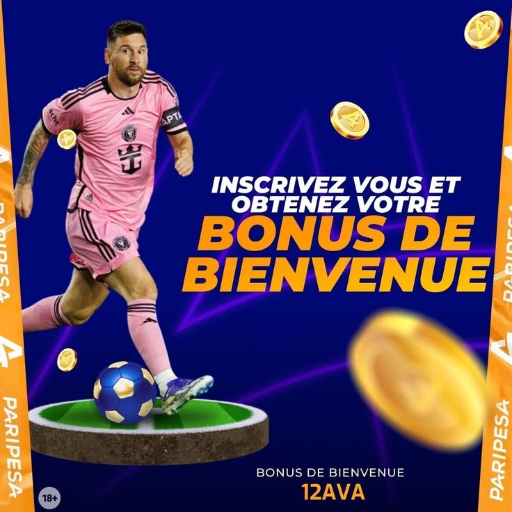 Code promo Paripesa 2026 : 12AVA (bonus 300 %)