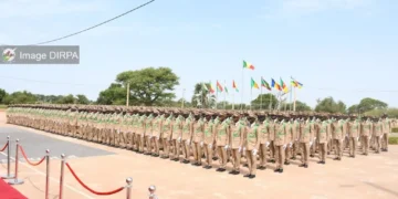 20ème promotion de l’École des sous-officiers (ESO) de Banankoro : 548 nouveaux sous-officiers formés prêtent serment devant le Ministre, le Général de Division Oumar DIARRA​